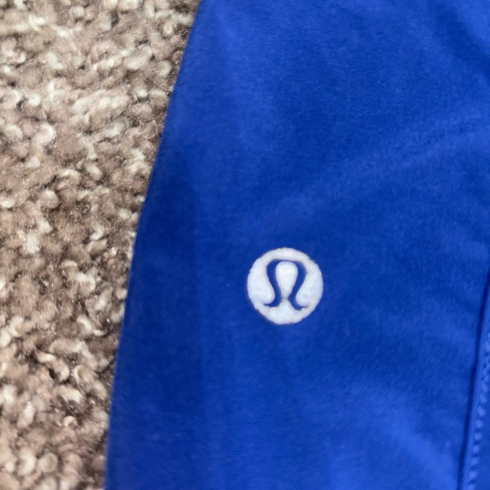 Lululemon blue running shorts